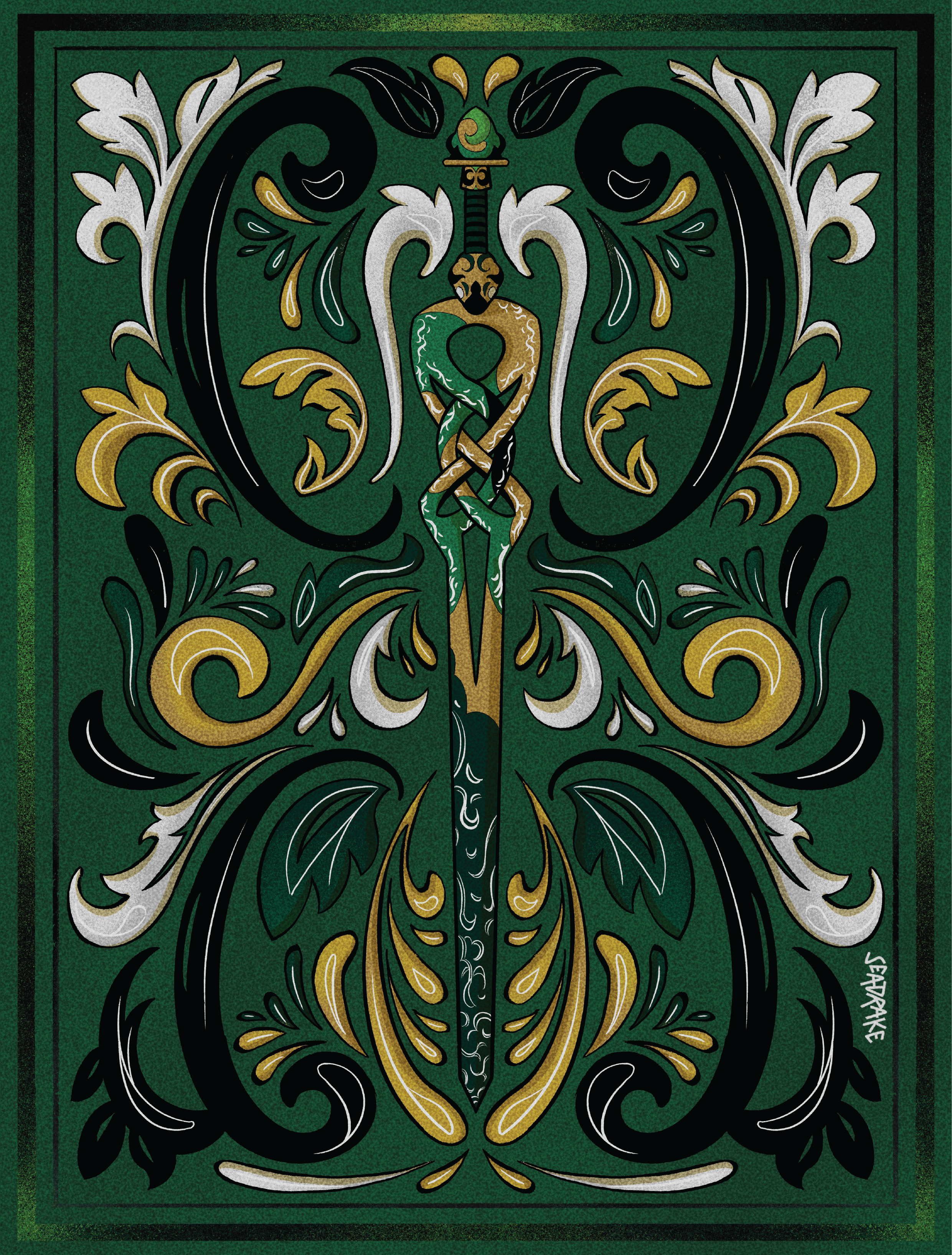 Blades of the four: Ambition Art Print