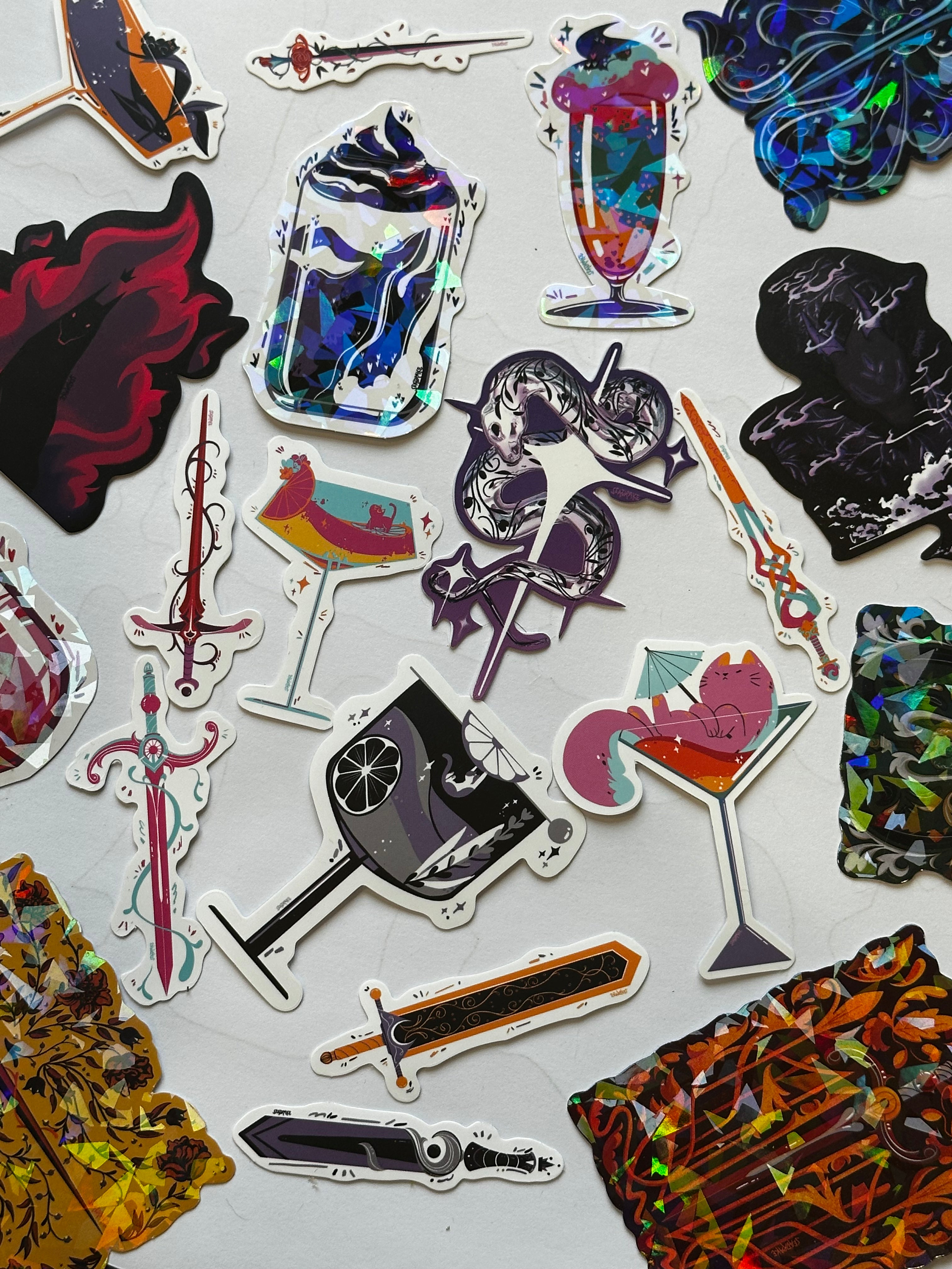 Chrome and Chaos Sticker Pack