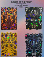 Blades of the four Sticker Pack