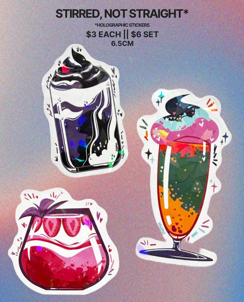 Stirred not strait Sticker Pack