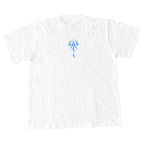 Front - Blue embroidered design